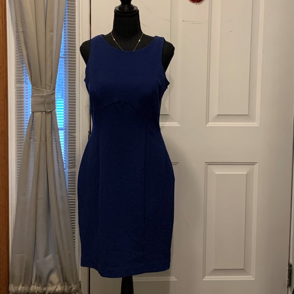 Worthington sleeveless dress, Size 6, Blue